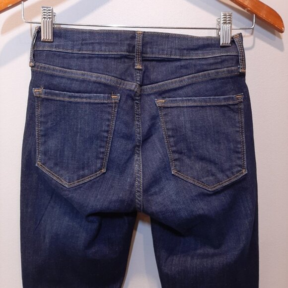 3/$20 NEW Gap Denim True Skinny Jeans Ankle Sculpting Womens Size 24 Blue - Picture 8 of 12